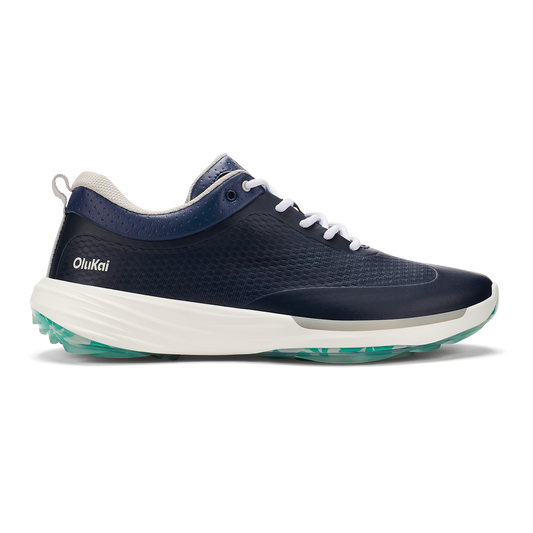 Mākena Men’s Waterproof Golf Shoes - Mood Indigo
