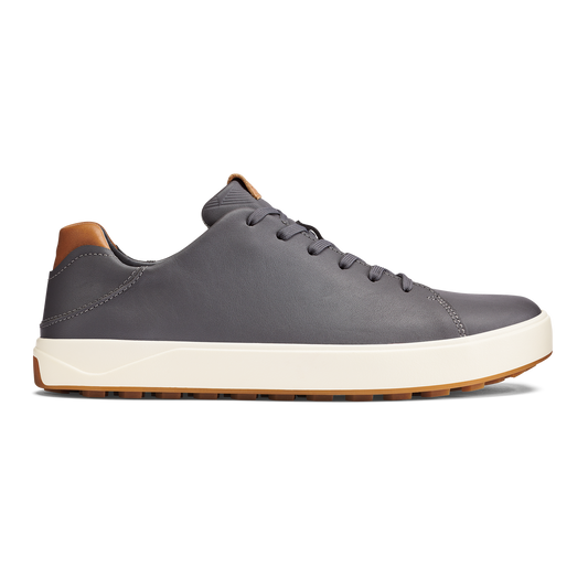 Wai‘alae Men’s Waterproof Leather Golf Shoes - Stone