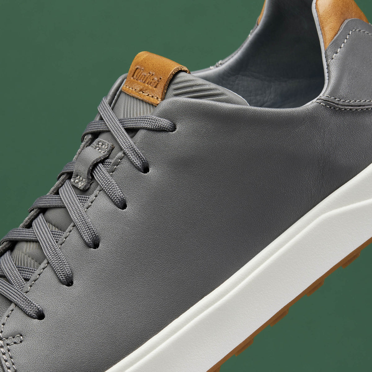 Wai‘alae Men’s Waterproof Leather Golf Shoes - Stone