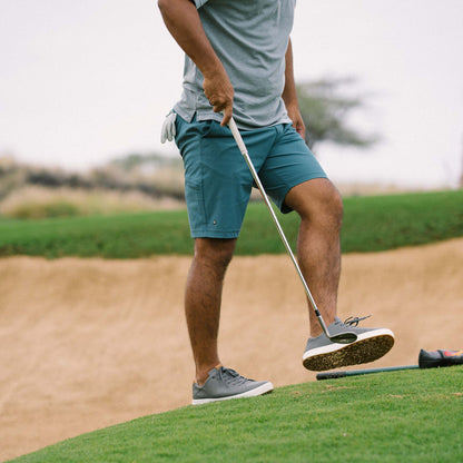Wai‘alae Men’s Waterproof Leather Golf Shoes - Stone