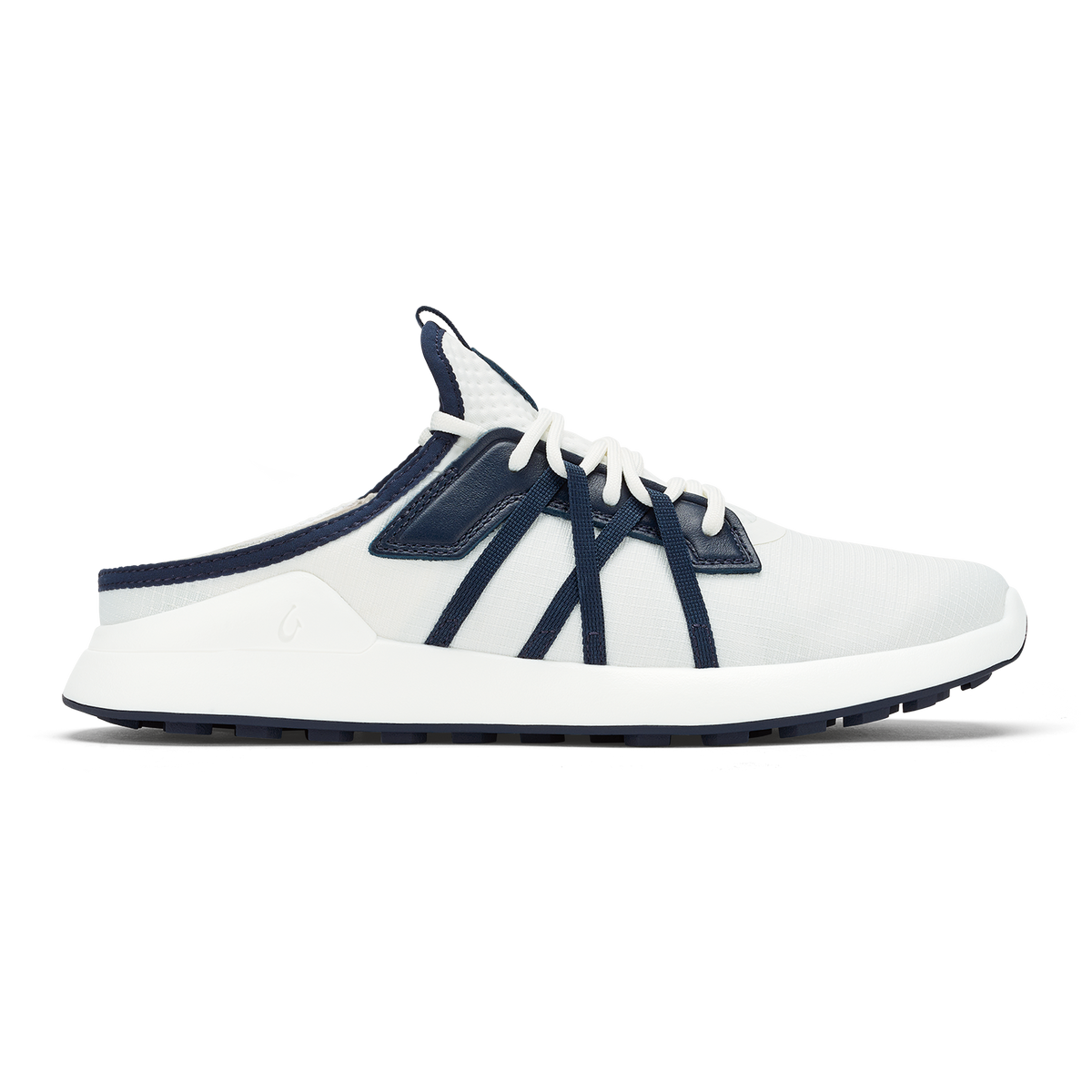 Manele Men’s Breathable Golf Shoes - Bright White / Mood Indigo
