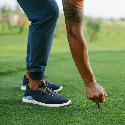 OluKai Kā‘anapali Men’s Golf Shoe - Trench Blue / Sea Ice
