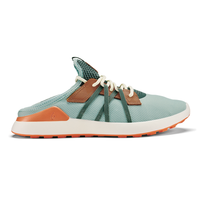 Manele Men’s Breathable Golf Shoes - Pale Moss / Molten Orange