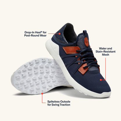 Manele Men’s Breathable Golf Shoes - Trench Blue