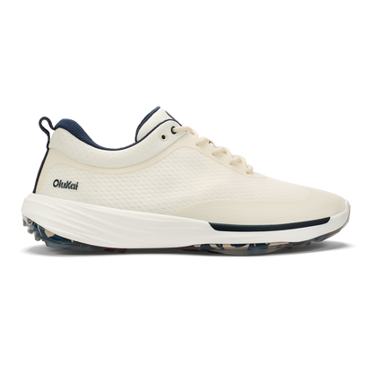 Mākena Men’s Waterproof Golf Shoes - White Sand