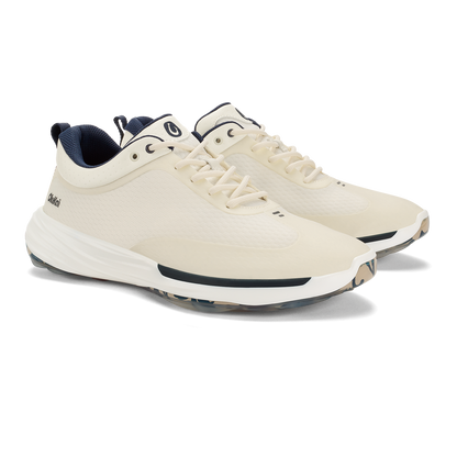 Mākena Men’s Waterproof Golf Shoes - White Sand