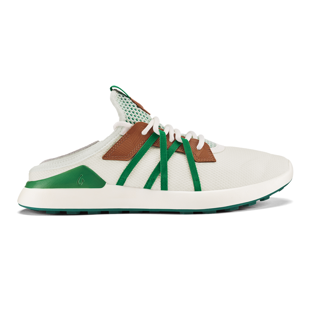 Manele Men’s Breathable Golf Shoes - White / Bamboo