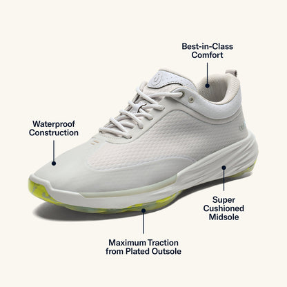 Mākena Men’s Waterproof Golf Shoes - Sterling