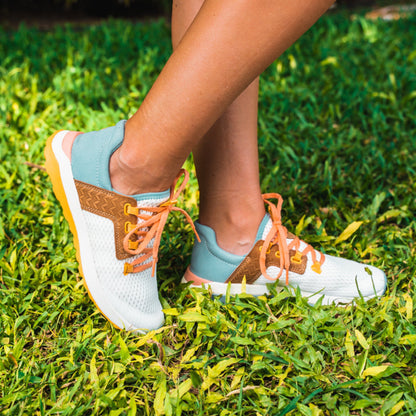 Wailuku Women’s Athletic Shoes - Bright White / Sea Ice