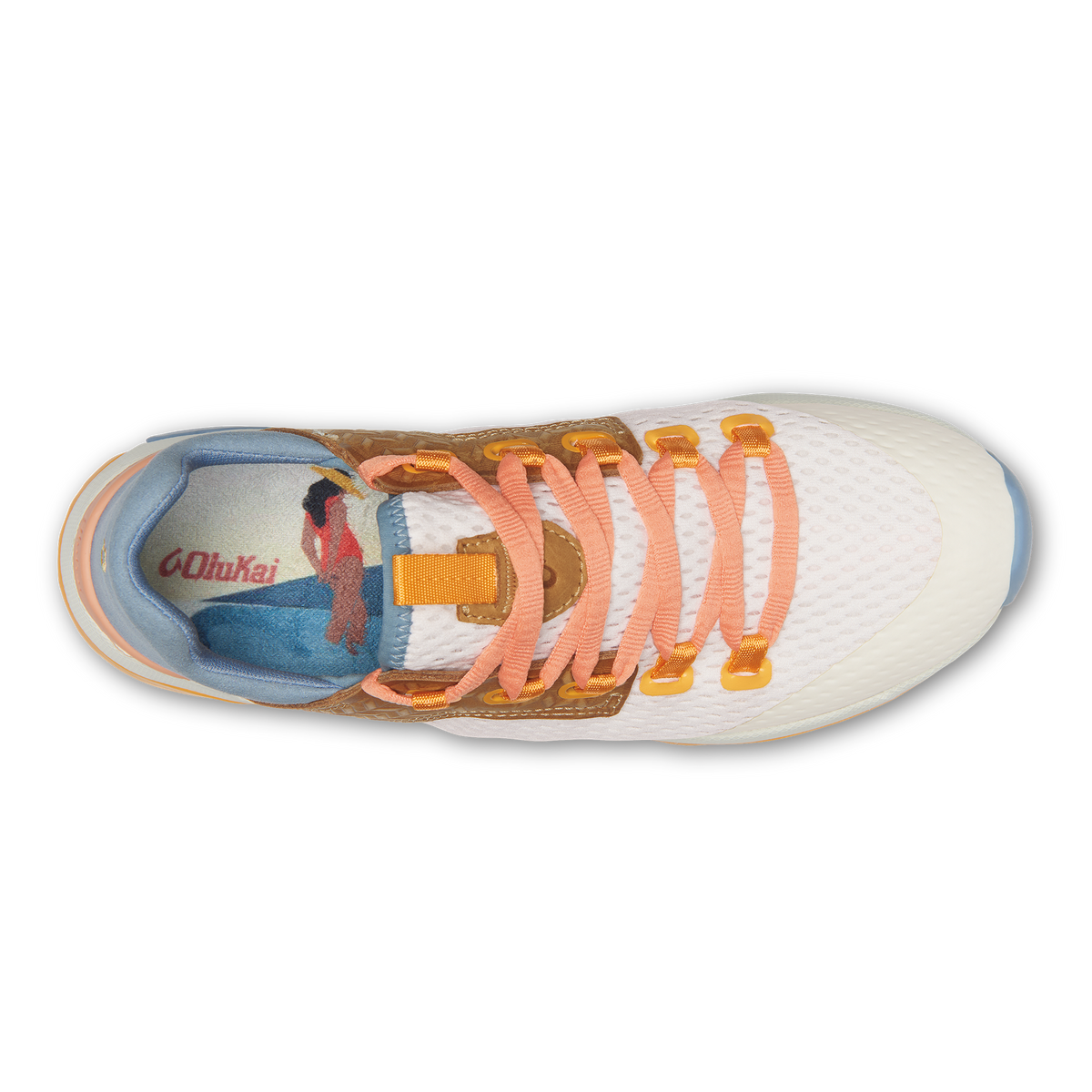Wailuku Women’s Athletic Shoes - Bright White / Sea Ice