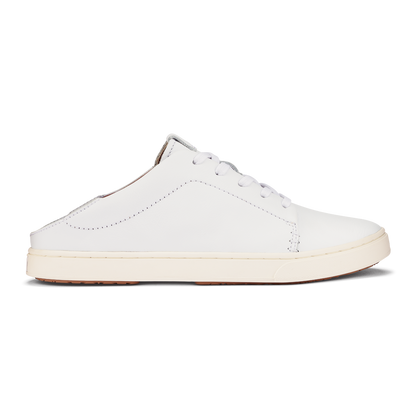 Pehuea Lī ‘Ili Women's Leather Sneakers - White