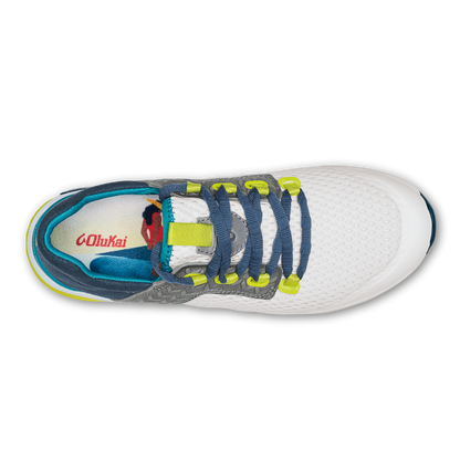 Wailuku Women’s Athletic Shoes - Bright White / Lagoon