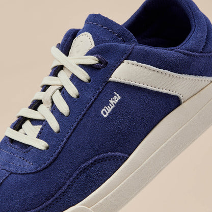 Hā‘upu Women’s Leather Sneakers - Navy / Off White