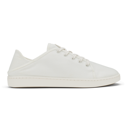 OluKai Pehuea Lī Canvas Women's Sneakers - Bright White