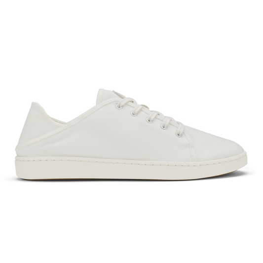 OluKai Pehuea Lī Canvas Women's Sneakers - Bright White