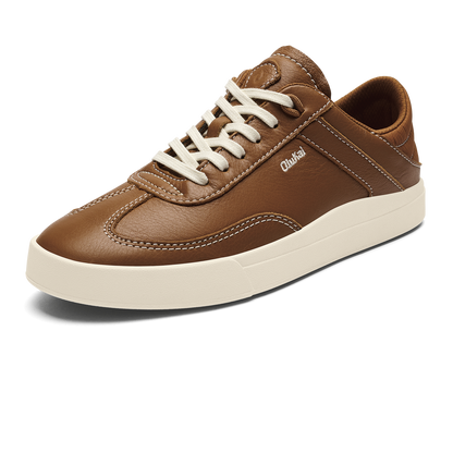 Hā‘upu Women’s Leather Sneakers - Fox