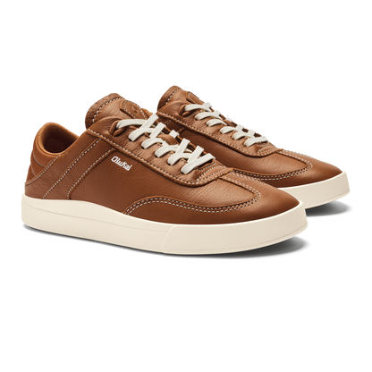Hā‘upu Women’s Leather Sneakers - Fox
