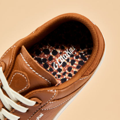 Hā‘upu Women’s Leather Sneakers - Fox