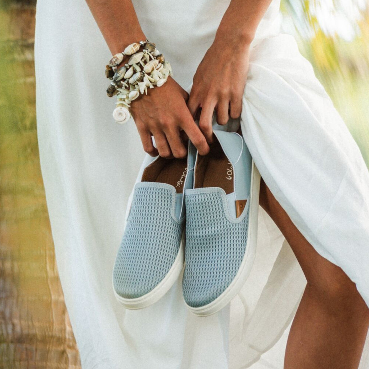 OluKai Pehuea - Pale Grey | Women's Sneakers
