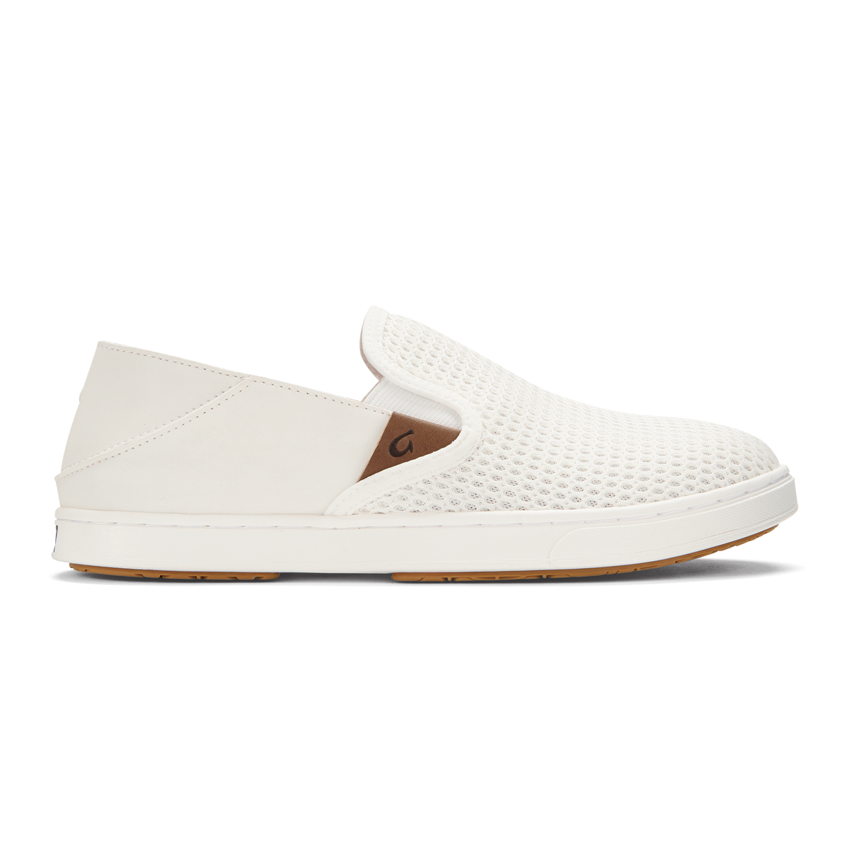 Pehuea Women's Breathable Slip-On Sneakers - Bright White