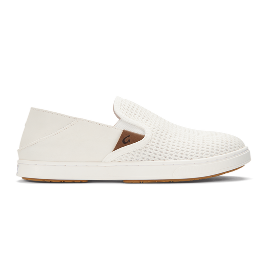 Pehuea Women's Breathable Slip-On Sneakers - Bright White