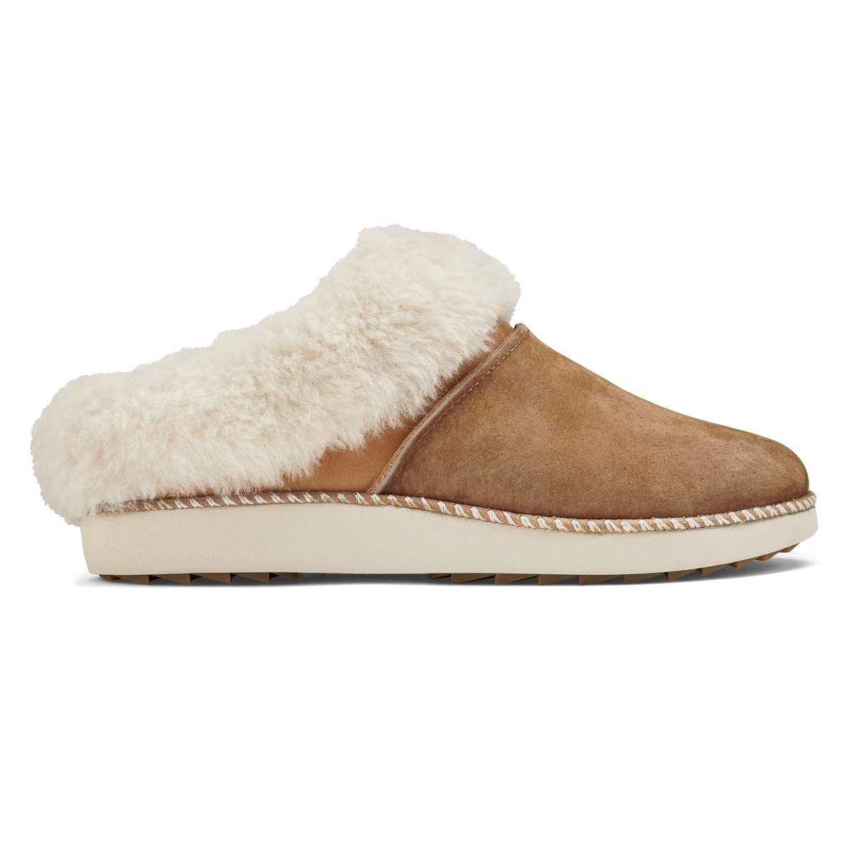 Ku‘i Women‘s Slip-On Slippers - Tan / Bone