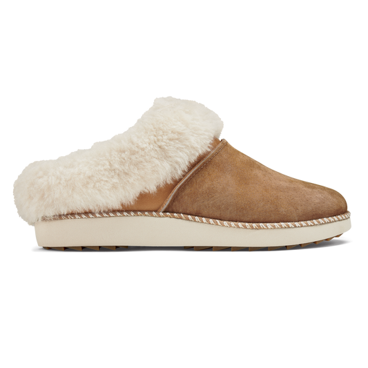 Ku‘i Women‘s Slip-On Slippers - Tan / Bone