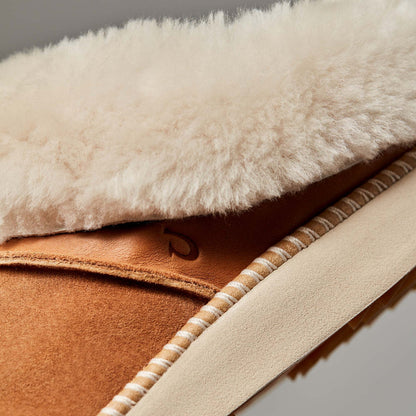 Ku‘i Women‘s Slip-On Slippers - Tan / Bone