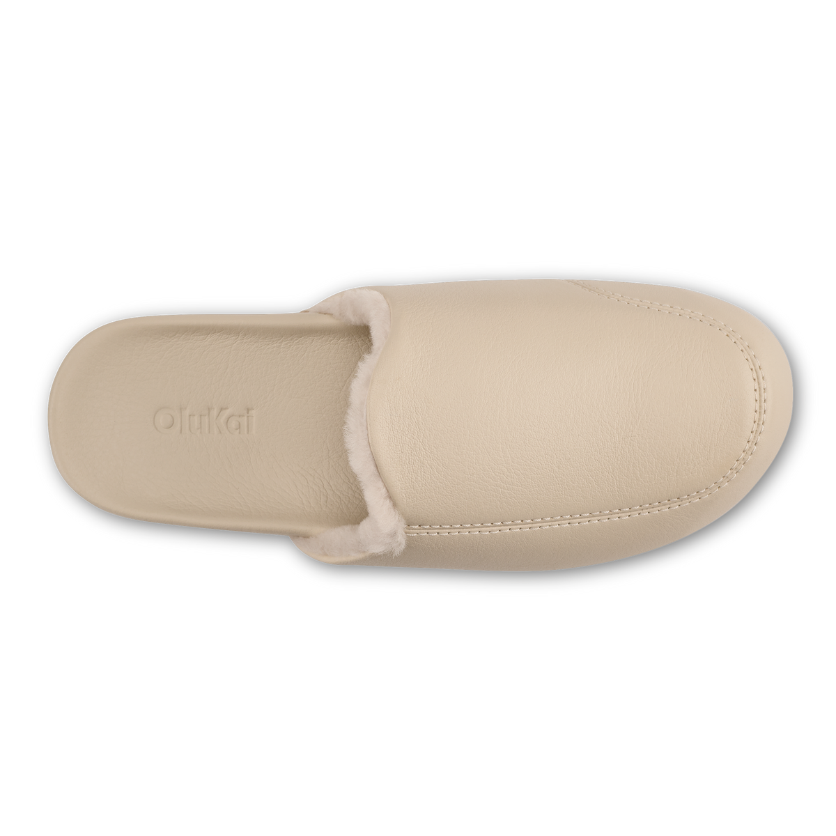 Kōnea Women’s Leather Slipper Mules - Bone