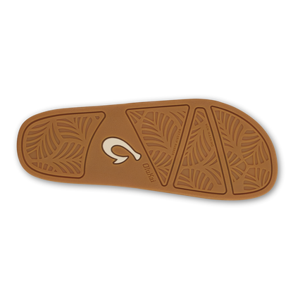 Hō‘ala Slide Women’s Slide Slipper Sandals - Tan / Puka