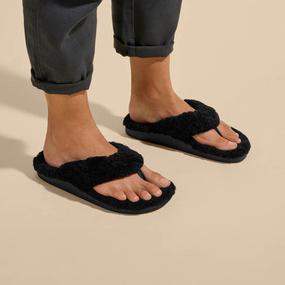 Kīpe'a Heu Women‘s Flip Flop Slippers - Black