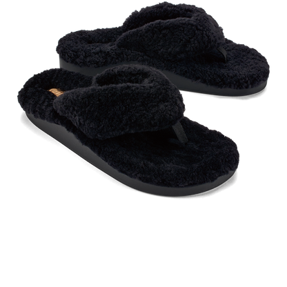 Kīpe'a Heu Women‘s Flip Flop Slippers - Black