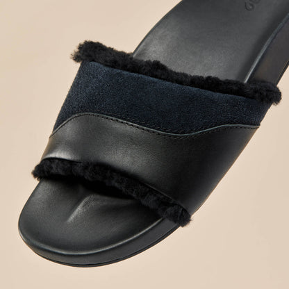 Hō‘ala Slide Women’s Slide Slipper Sandals - Black