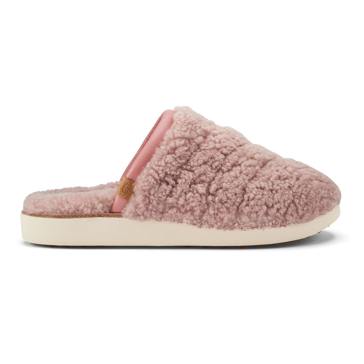Pūpū Mua Women’s Shearling Mule Slipper - Pink Sea Salt