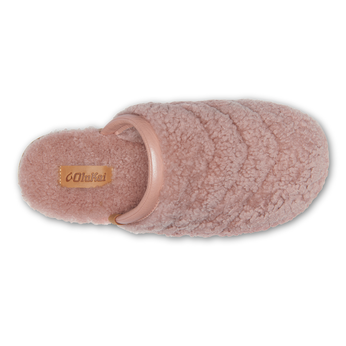 Pūpū Mua Women’s Shearling Mule Slipper - Pink Sea Salt