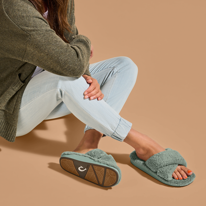 Hila Heu Women’s Slide Slipper Sandals - Muted Green