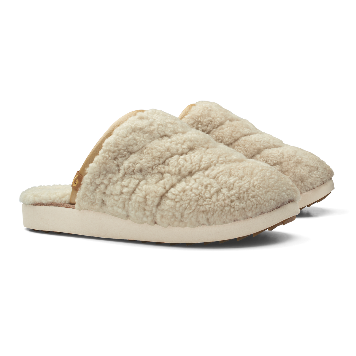 Pūpū Mua Women’s Shearling Mule Slipper - Tapa