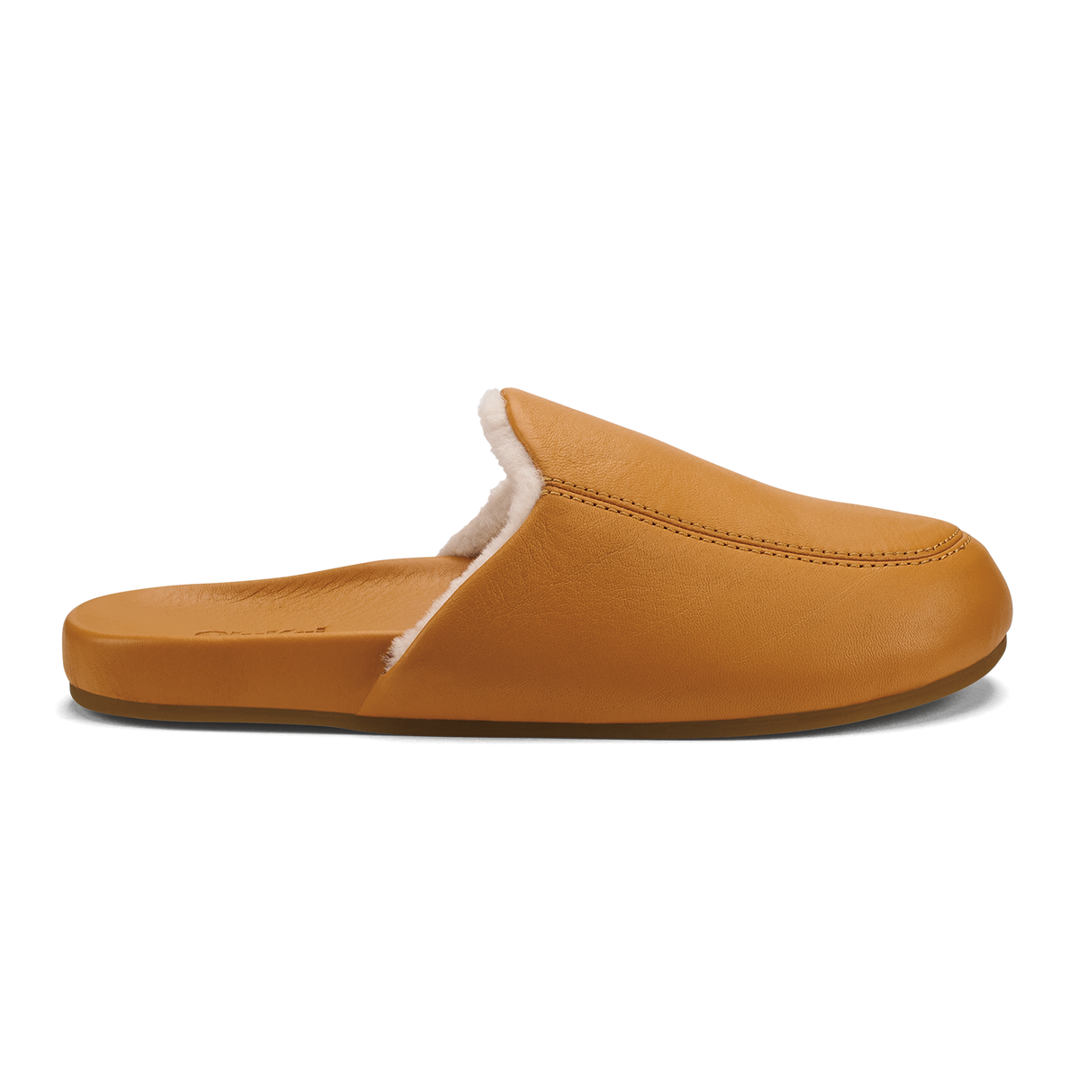 Kōnea Women’s Leather Slipper Mules - Saddle
