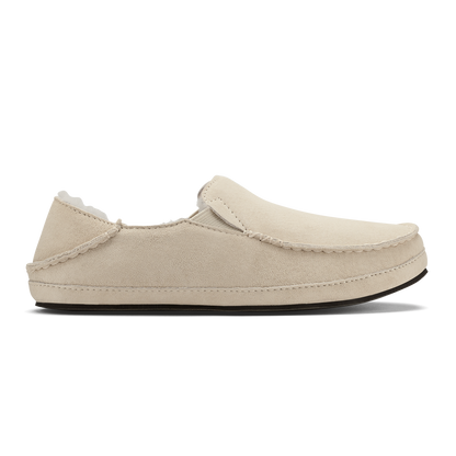 Nohea Women's Leather Slippers - Bone