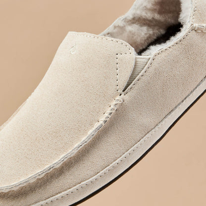 Nohea Women's Leather Slippers - Bone