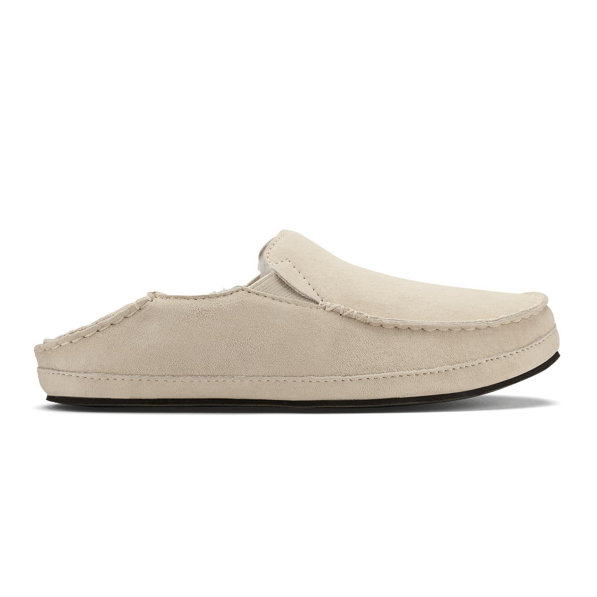 Nohea Women's Leather Slippers - Bone