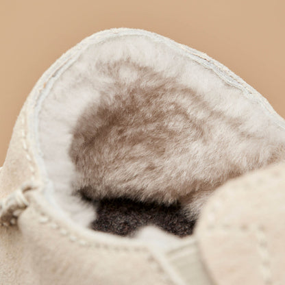 Nohea Women's Leather Slippers - Bone