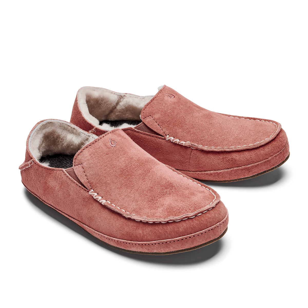 Nohea Women's Leather Slippers - Cedarwood