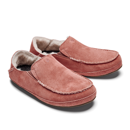 Nohea Women's Leather Slippers - Cedarwood