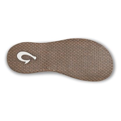 Paniolo Women’s Leather Beach Flip Flops - Natural