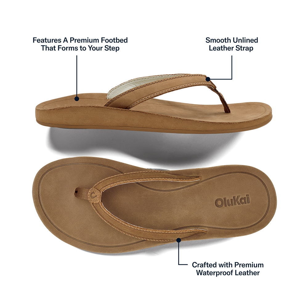 Southshore Women’s Waterproof Leather Sandals - Toffee
