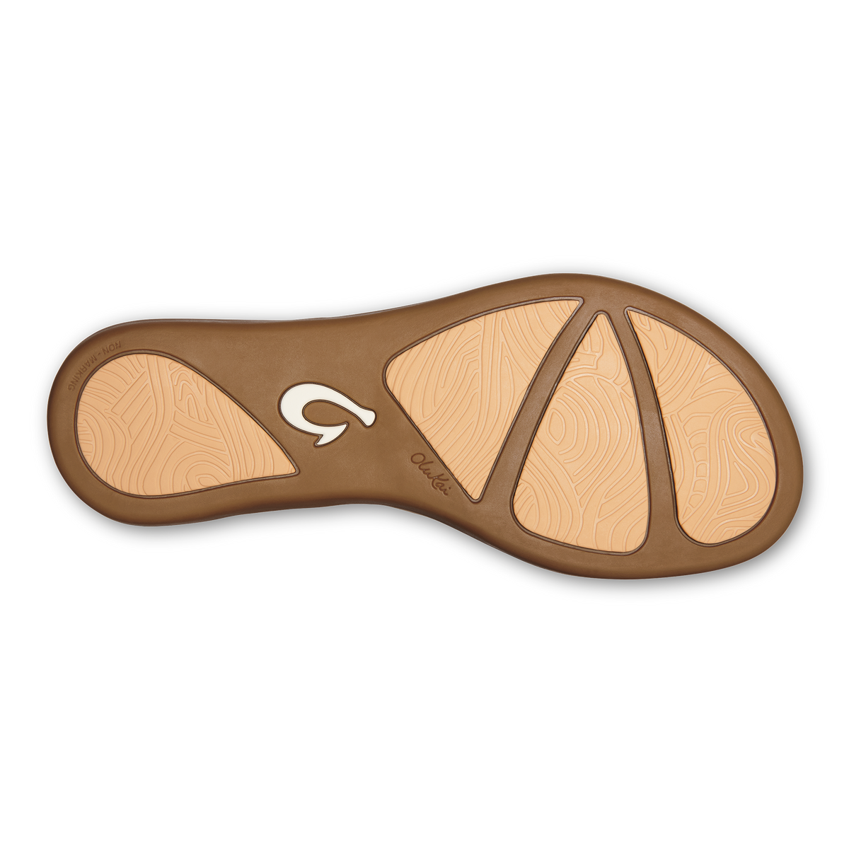 Honu Women’s Leather Sandals - Bright White / Golden Sand