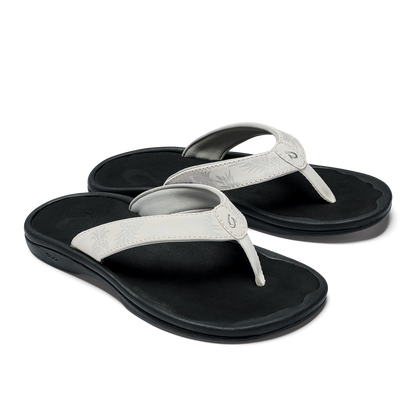 ‘Ohana Women's Beach Sandals - Bright White / Hua
