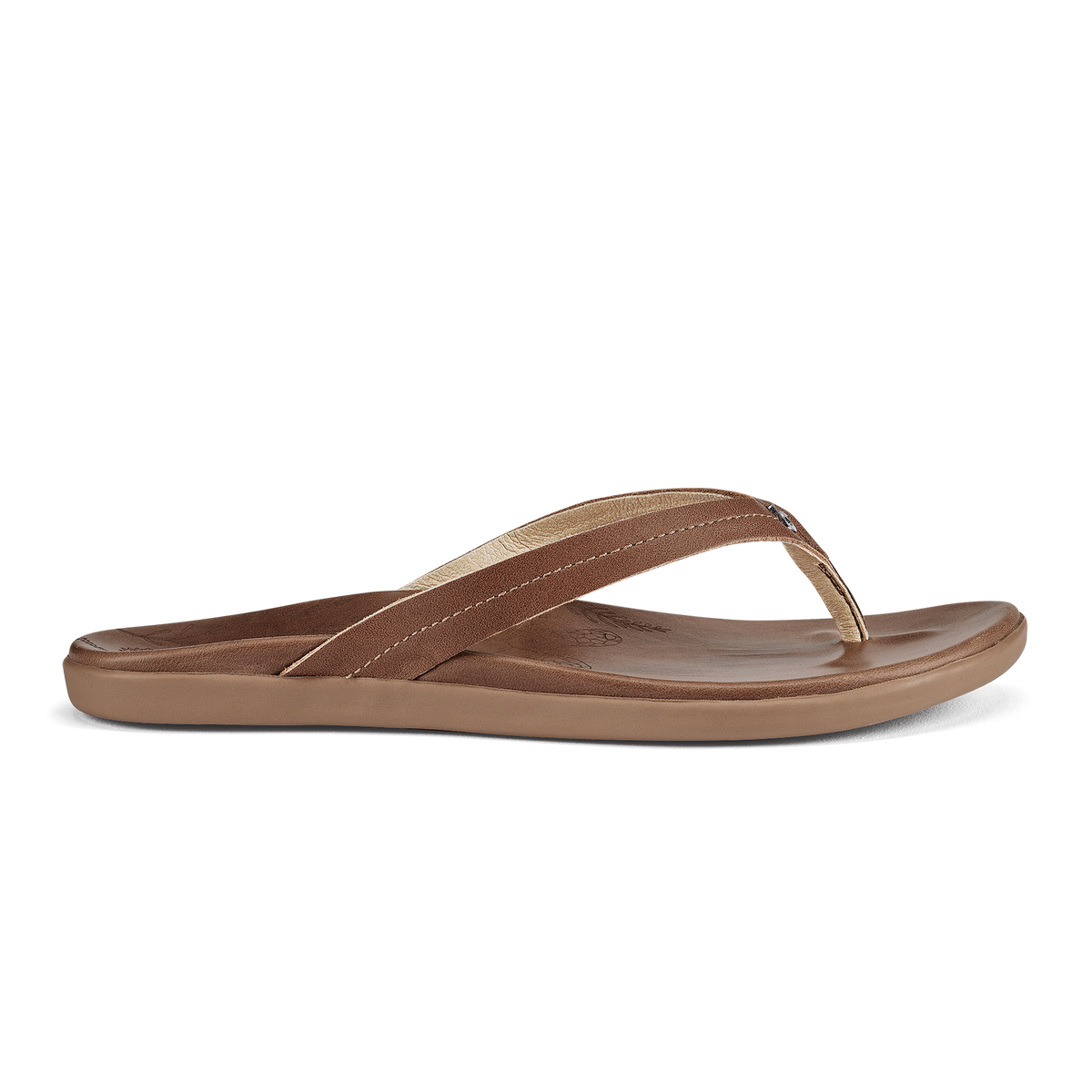 Honu Women’s Leather Beach Sandals - Tan