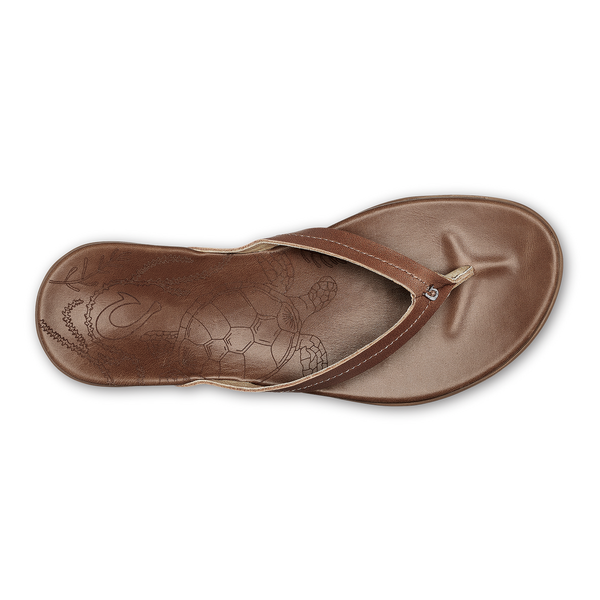 Honu Women’s Leather Beach Sandals - Tan